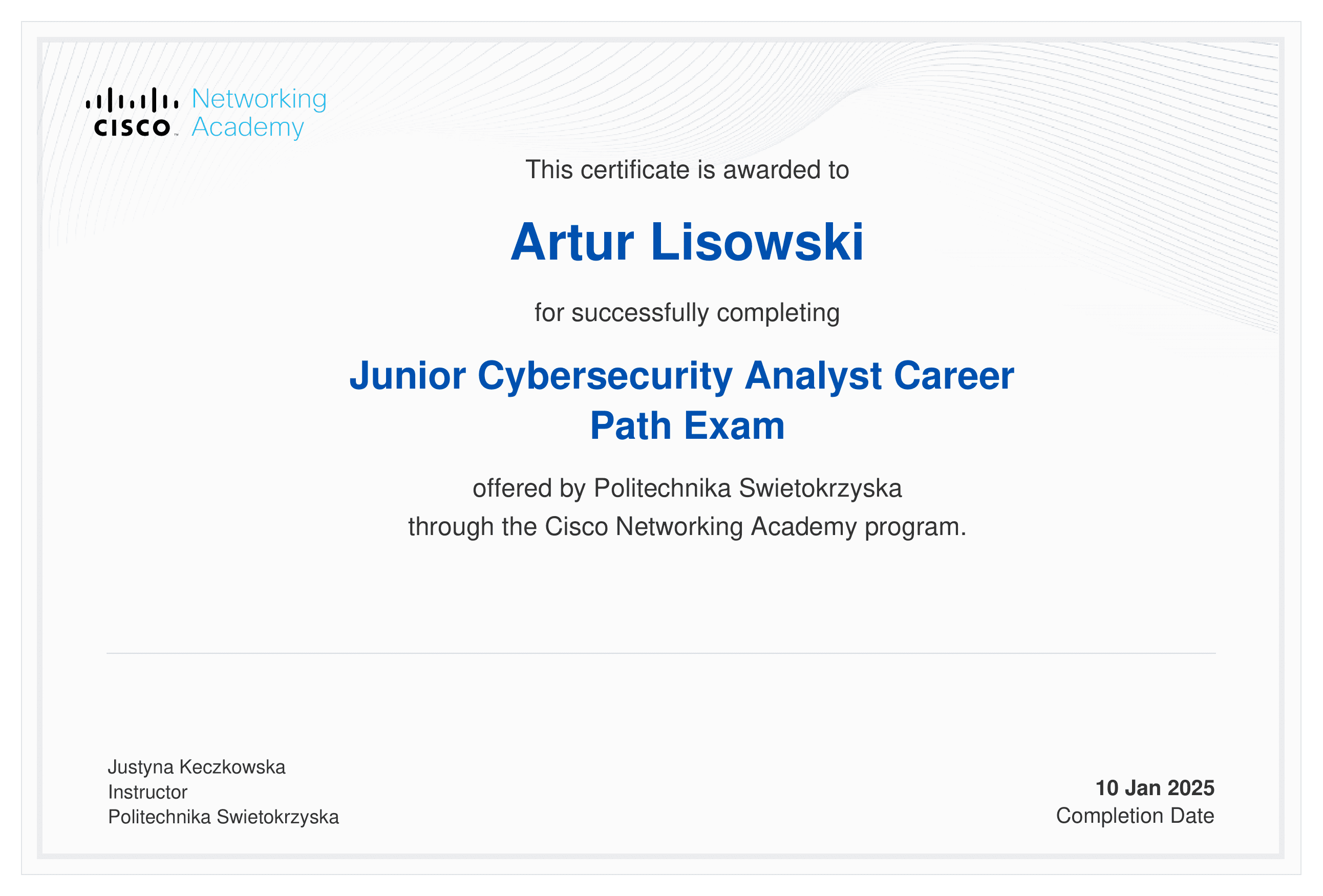 Cybersecurity Pathway