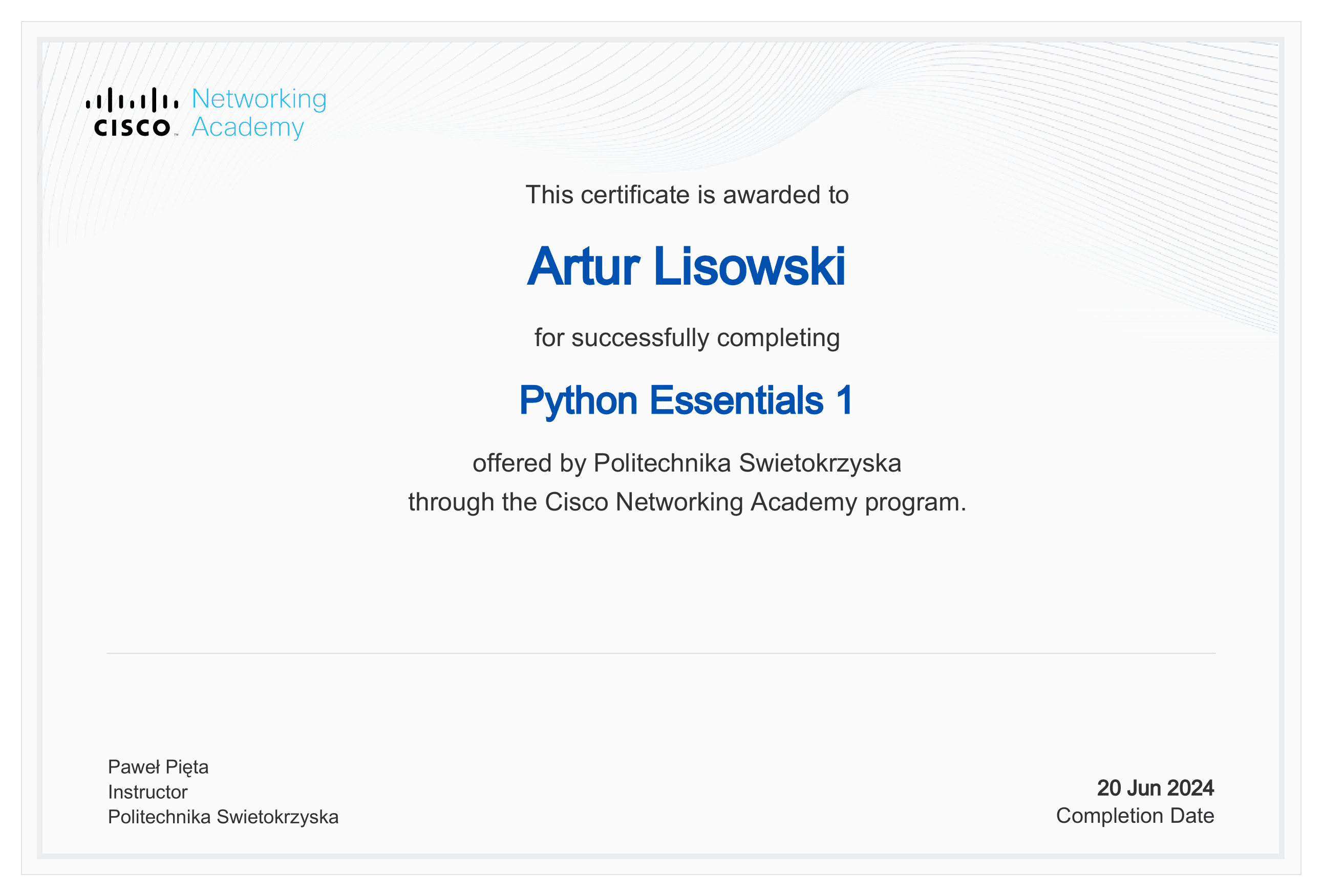 Python Essentials 1
