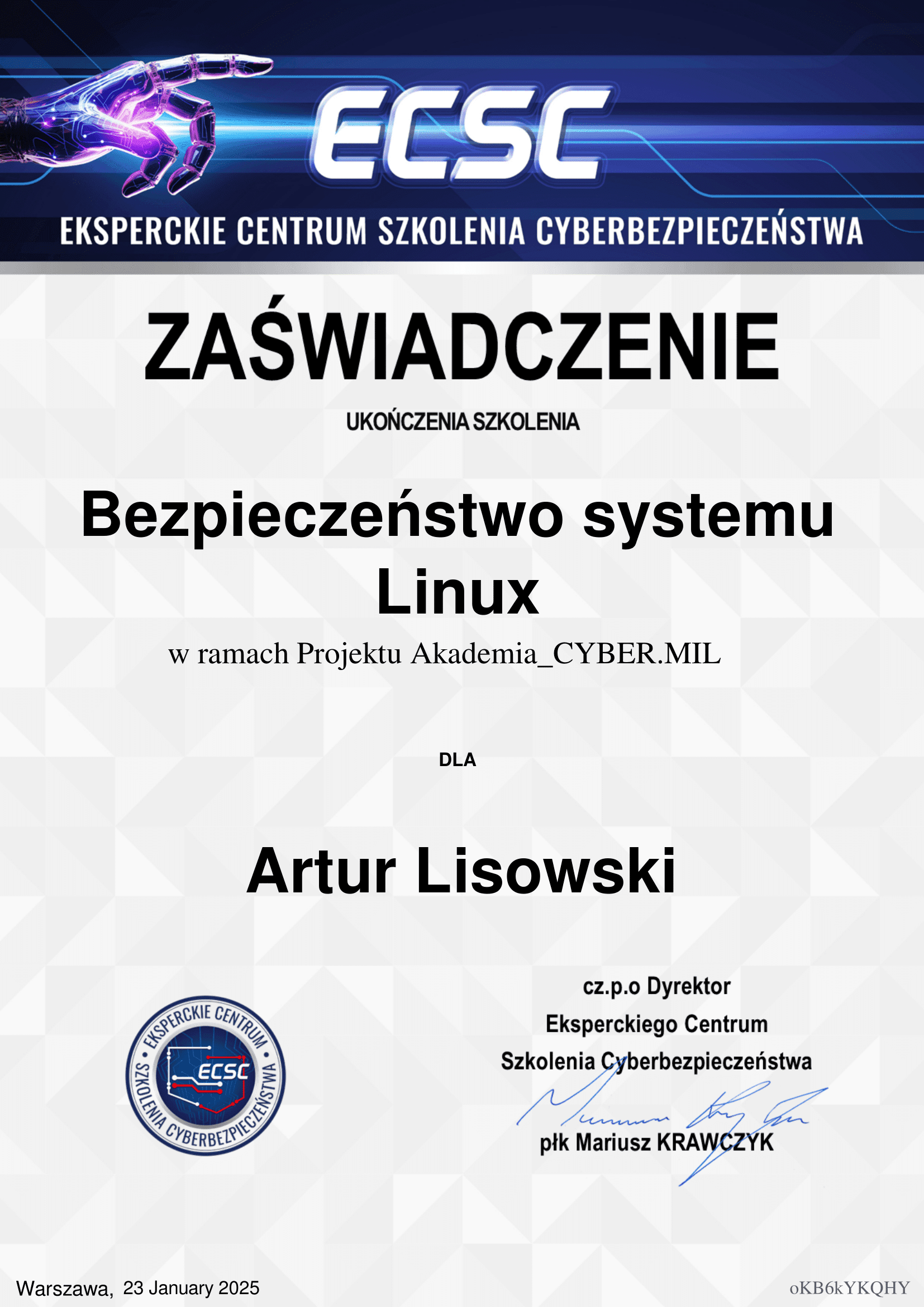 Bezpieczeństwo Systemu Linux