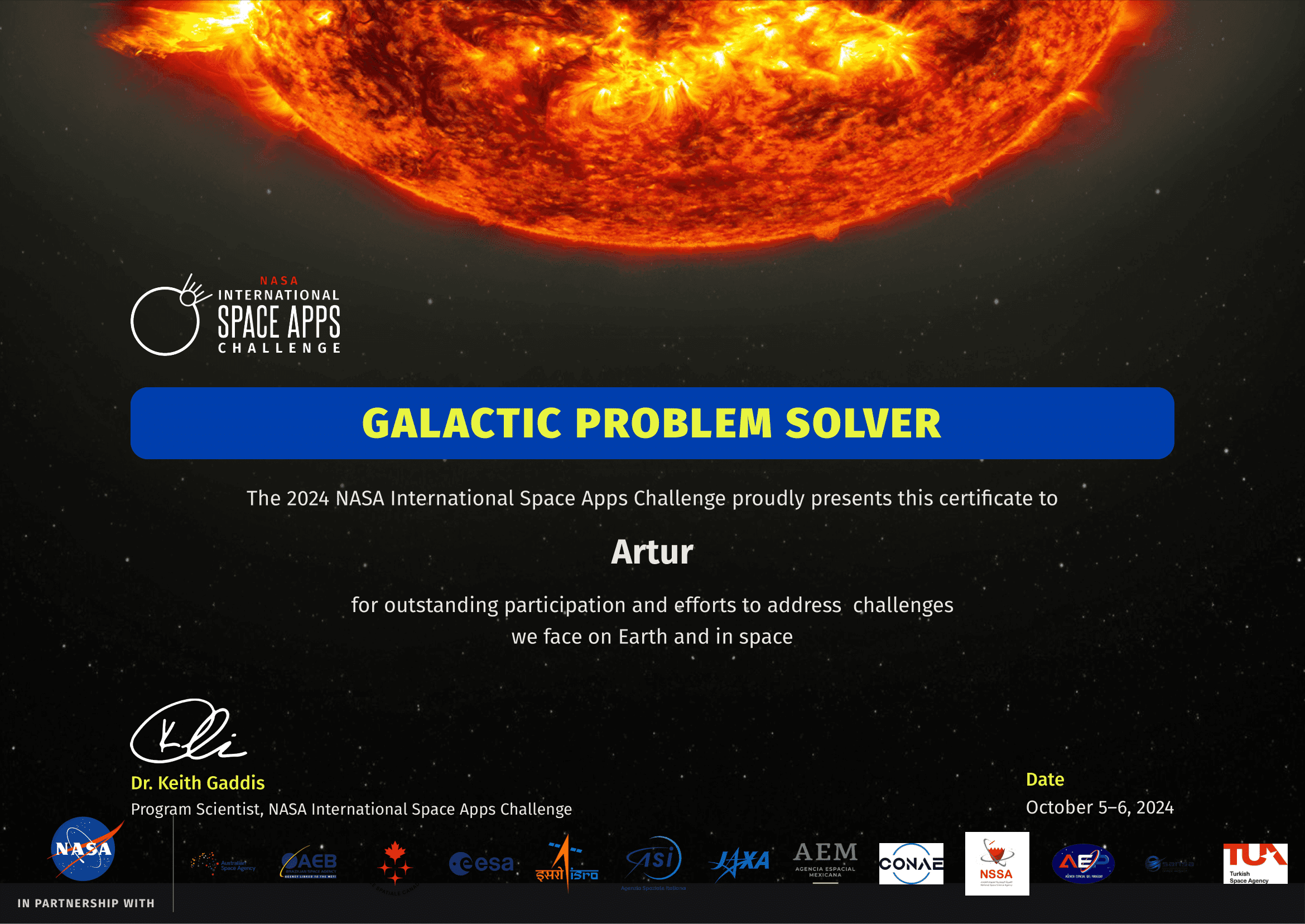 Galactic Problem Solver